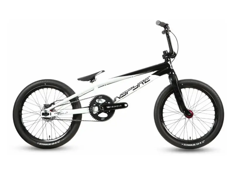 Inspyre Bicycles "Concorde V3 Pro XXXL" BMX Race Bike - White / Black