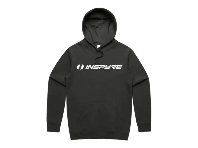 Inspyre Bicycles "Corporate Sweat" Hooded Pullover - Coal