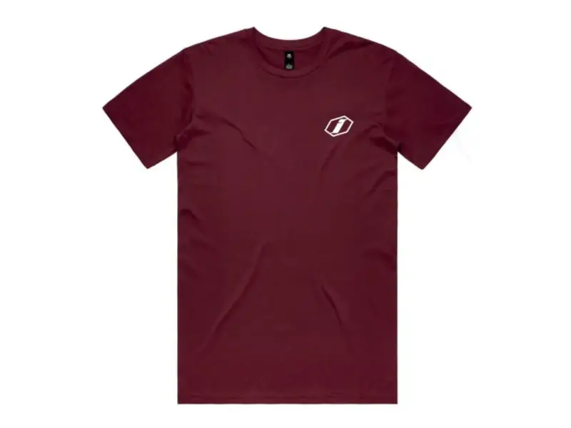 Inspyre Bicycles "Beyond The Line" T-Shirt - Burgundy