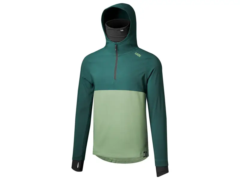 iXS "Carve 1.0" Hooded Pullover - Dark Green