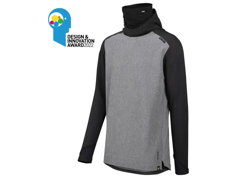 iXS "Carve Digger" Hooded Pullover - Grey