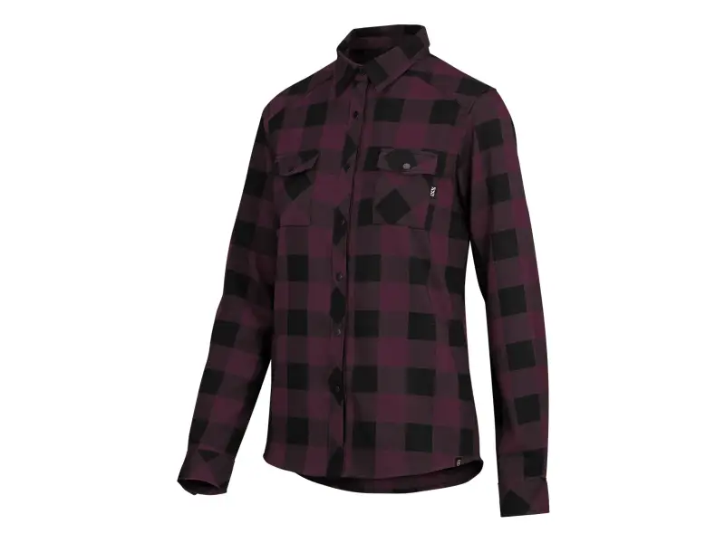 iXS "Carve Digger Women" Shirt - Dark Red