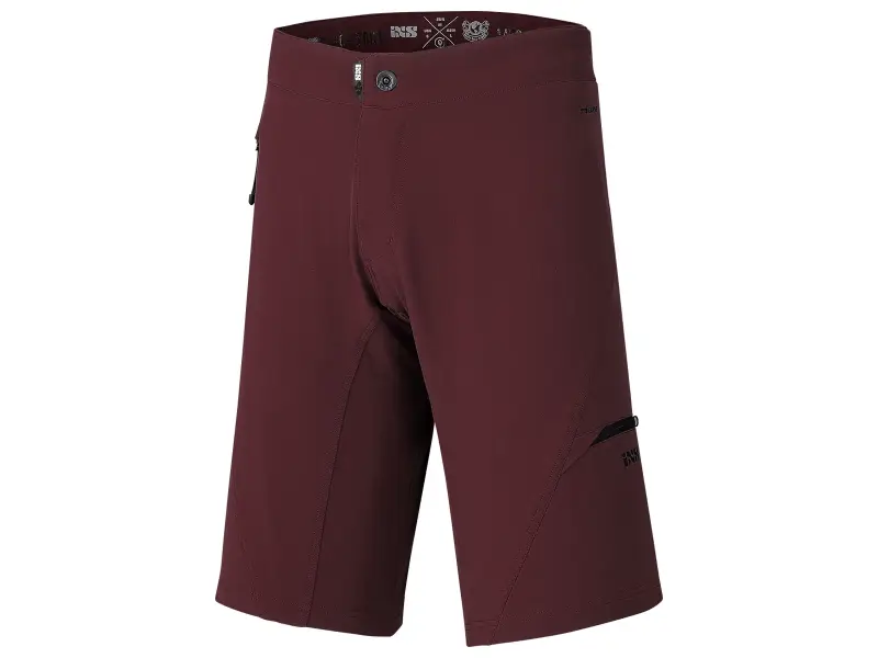 iXS "Carve Evo" Shorts - Dark Red