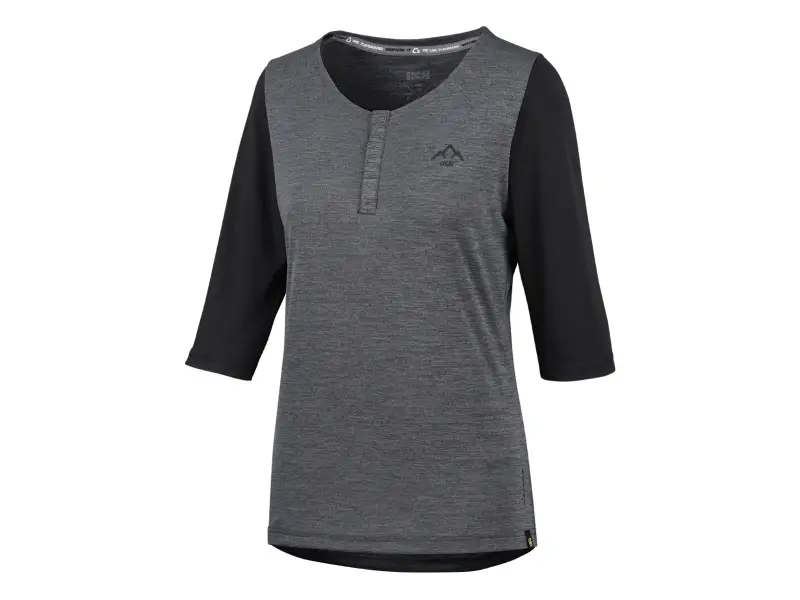 iXS "Carve X Women Henley" Jersey - Grey