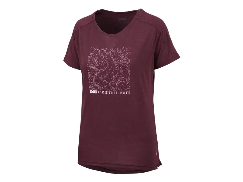 iXS "Flow Women Contour" Jersey - Dark Red