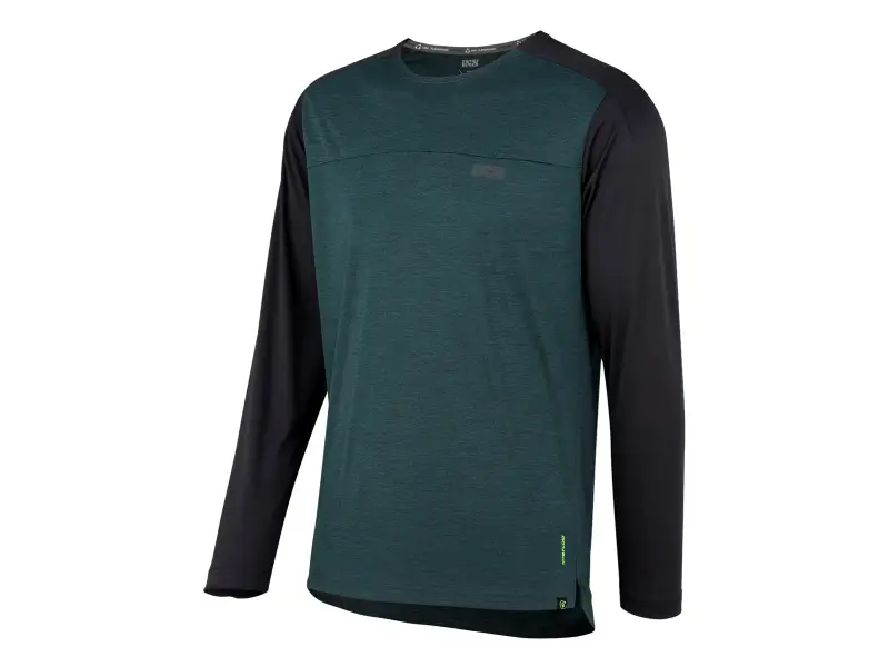 iXS "Flow X Kids Long Sleeve" Jersey - Dark Green