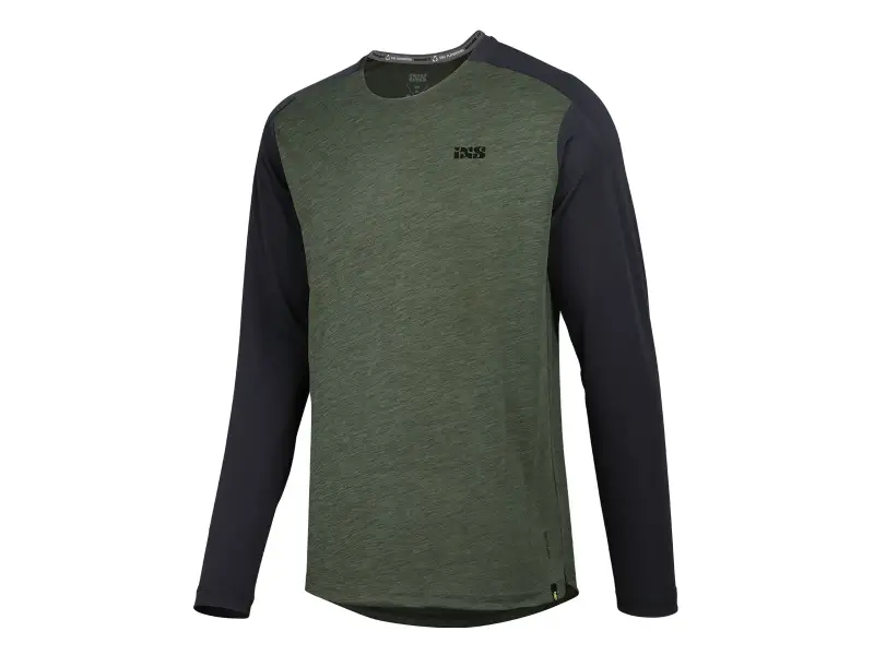 iXS "Flow X Kids Long Sleeve" Jersey - Olive