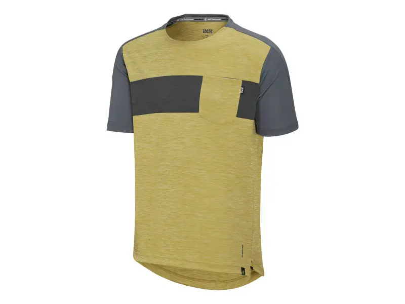 iXS "Flow X Kids Short Sleeve" Jersey - Acacia/Charcoal