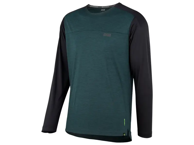 iXS "Flow X Long Sleeve" Jersey - Dark Green