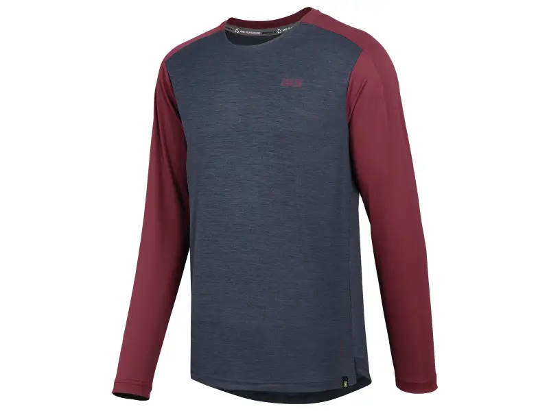 iXS "Flow X Long Sleeve" Jersey - Dark Red