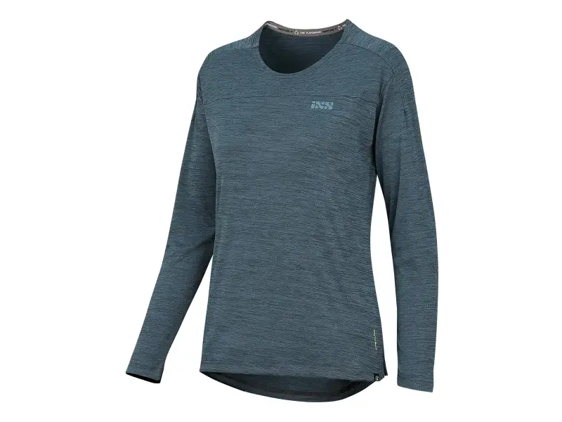 iXS "Flow X Women Longsleeve" Jersey - Matte Blue