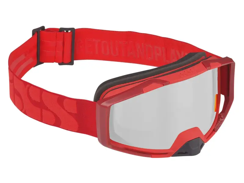 iXS "Trigger Clear" Goggle - Red/Black