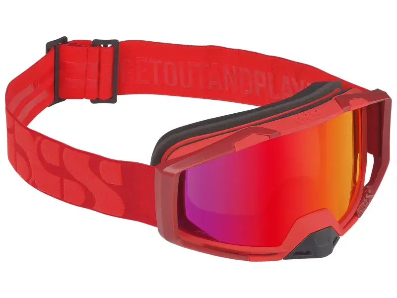 iXS "Trigger Mirror Low Profile" Goggle - Red/Black
