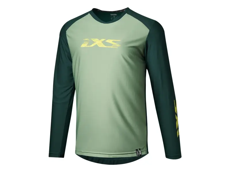 iXS "Trigger Lite 1.0 Jersey" Longsleeve - Sage-Duck/Green