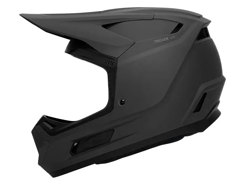 iXS "Trigger-MX 1.0 Chalky MIPS" Fullface Helm - Matt Metallic Black