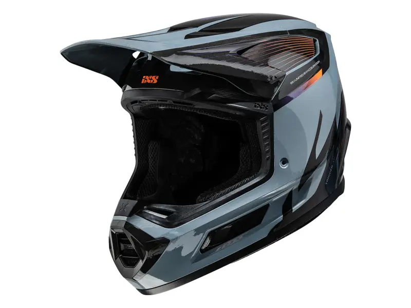 iXS "Trigger-MX 1.0 Graphic MIPS" Fullface Helm - Grey/Black