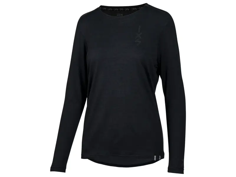 iXS "Women's Flow Merino Long Sleeve" Jersey - Black