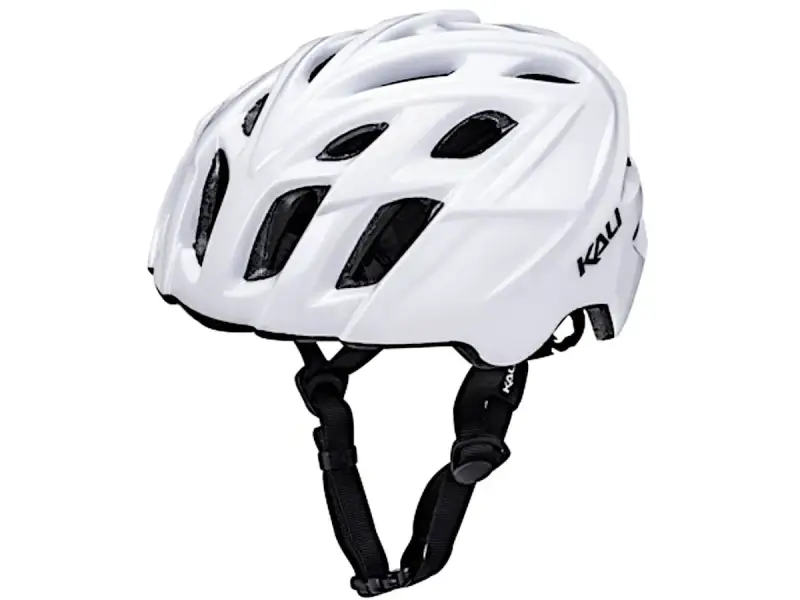 Kali Protectives "Chakra Mono" MTB Helm - Solid Glossy White