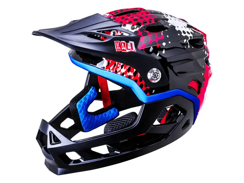 Kali Protectives "Maya Full Face Child" Fullface Helm - Punk Red