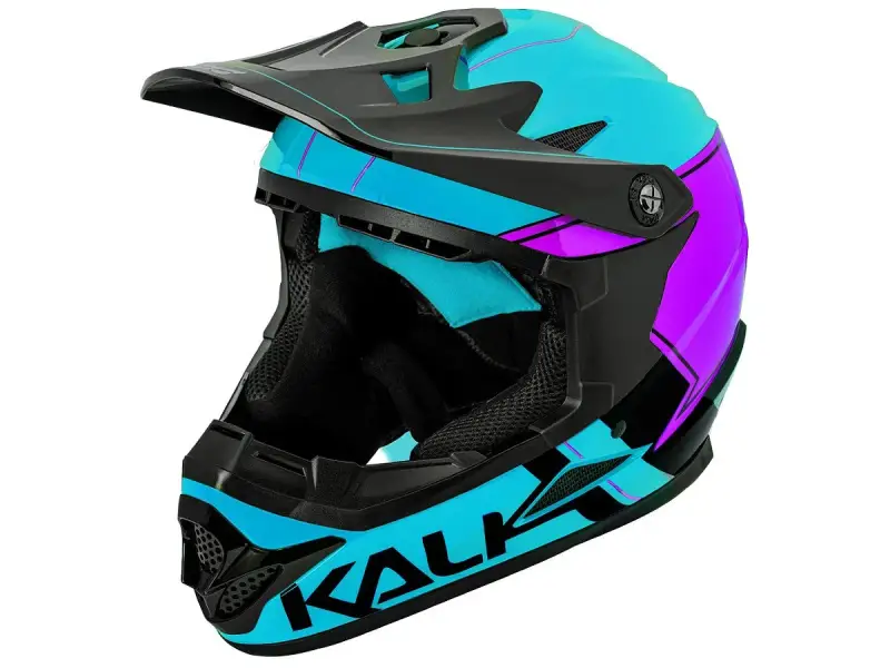 Kali Protectives "Zoka" Fullface Helm - Blue/Purple/Black