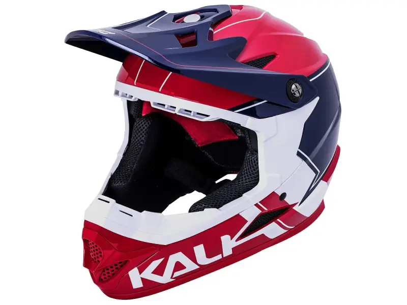 Kali Protectives "Zoka" Fullface Helm - Blue/White/Red