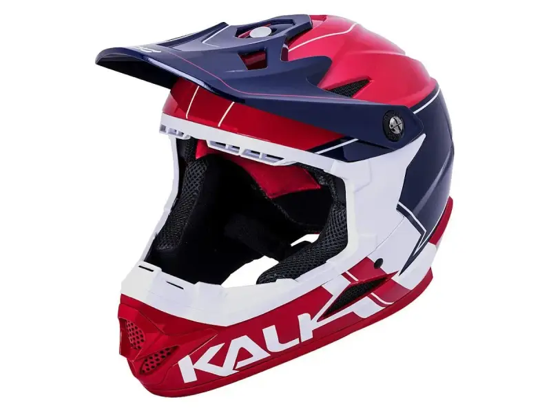 Kali Protectives "Zoka Youth" Fullface Helm - Blue/White/Red