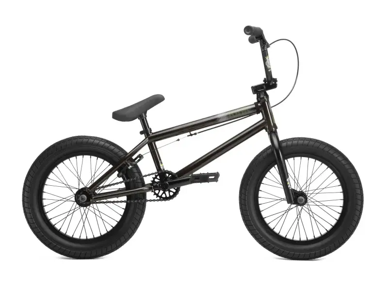 Kink Bikes "Carve 16" 2019 BMX Rad - Gloss Trans Black - 16 Zoll