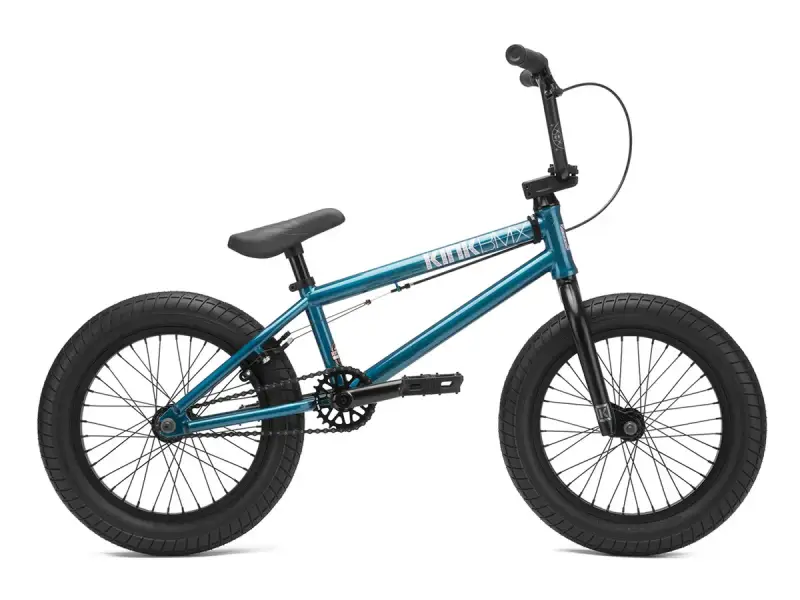 Kink Bikes "Carve 16" 2021 BMX Rad - Gloss Digital Teal - 16 Zoll