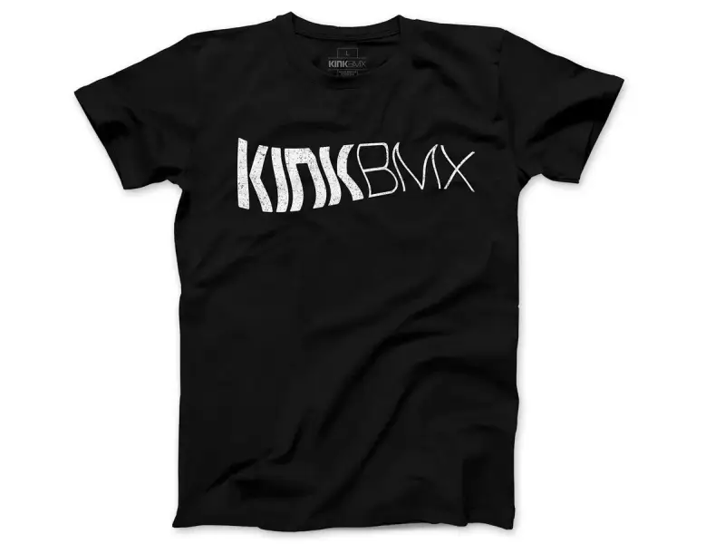 Kink Bikes "Classic Swerve" T-Shirt - Black