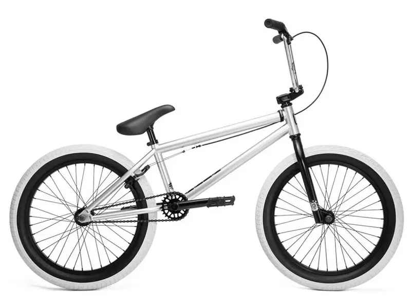 Kink Bikes "Curb" 2018 BMX Rad - Matte Silver Fox