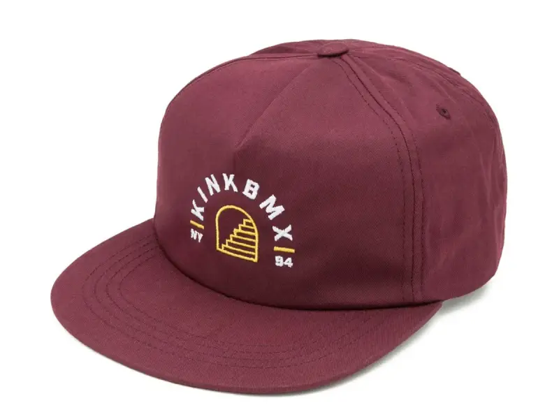 Kink Bikes "Flight Snapback" Cap - Maroon