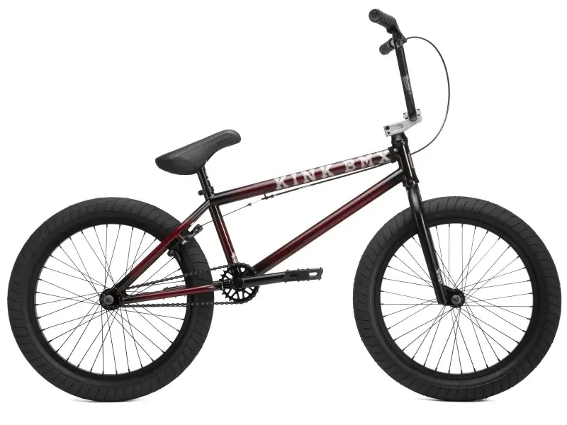 Kink Bikes "Gap" 2019 BMX Rad - Gloss Trans Black Cherry Friction Fade