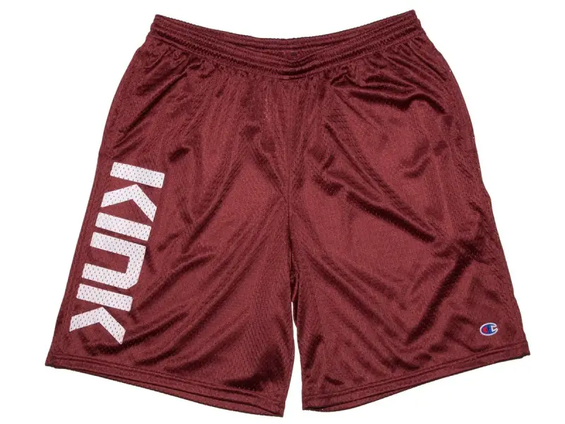 Kink Bikes "JV Champion Mesh" Short Pants - Maroon Red