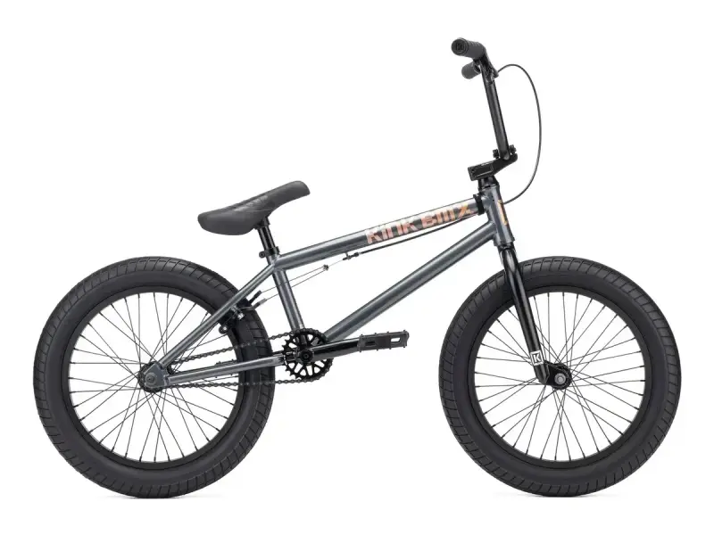 Kink Bikes "Kicker" 2026 BMX Bike - 18 Zoll - Gunmetal Gray