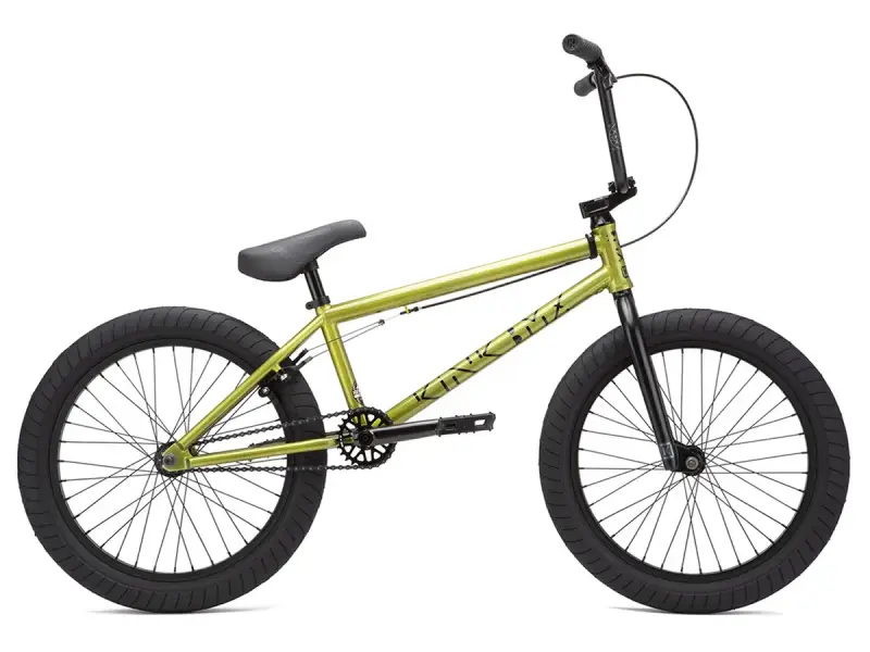 Kink Bikes "Launch" 2021 BMX Rad - Gloss Digital Lime