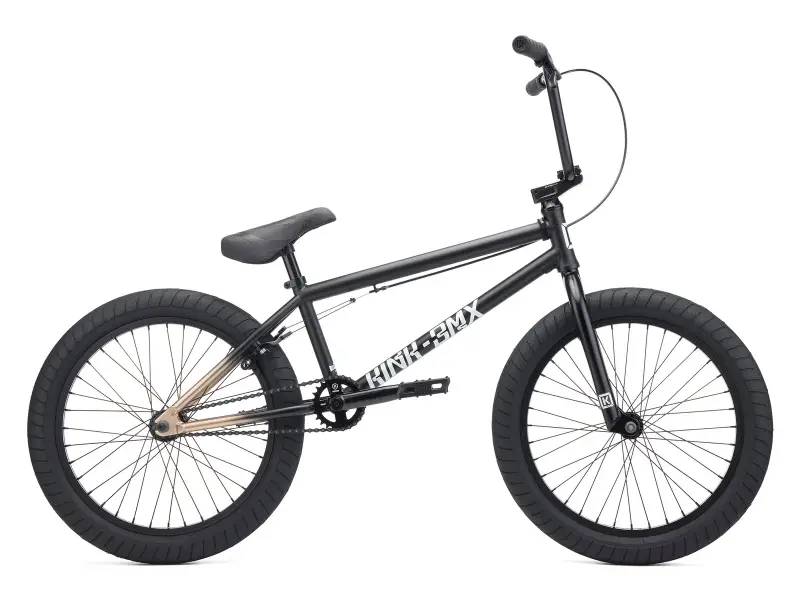 Kink Bikes "Launch" 2027 BMX Rad - Black Gold