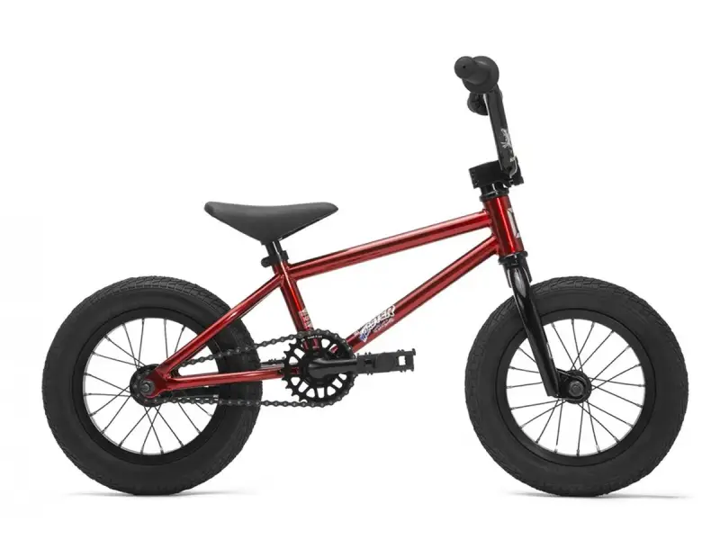 Kink Bikes "Roaster" 2017 BMX Rad - Gloss Trans-Red - 12 Zoll