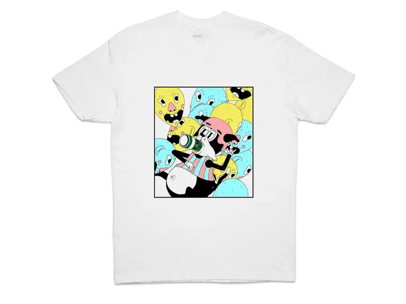 Kink Bikes "Salut" T-Shirt - White