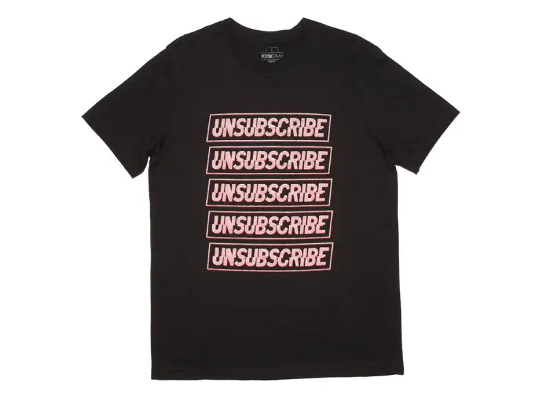 Kink Bikes "Unsubscribe" T-Shirt