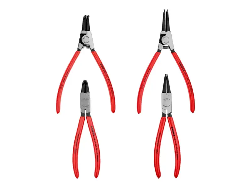 Knipex "00 19 56" Circlip Pliers Set - 4 pieces in roll bag