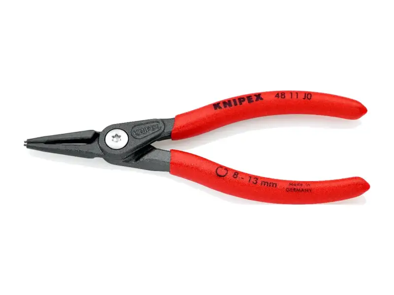 Knipex "48 11 J0" Präzisions-Sicherungsringzange - innen 8-13 mm - gerade