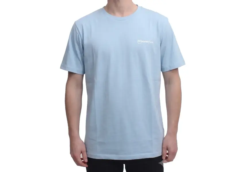 kunstform "Back Logo v2" T-Shirt - Limited Light Blue