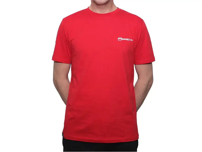 kunstform "Back Logo v2" T-Shirt - Red