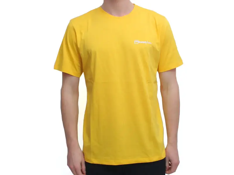 kunstform "Back Logo v2" T-Shirt - Yellow