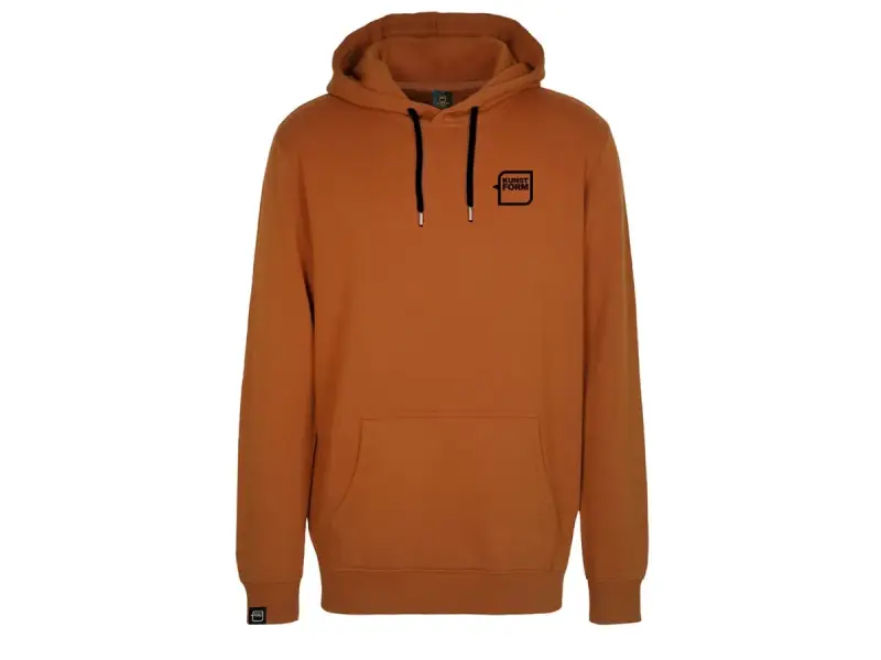 kunstform "Breast Logo" Hooded Pullover - Rust