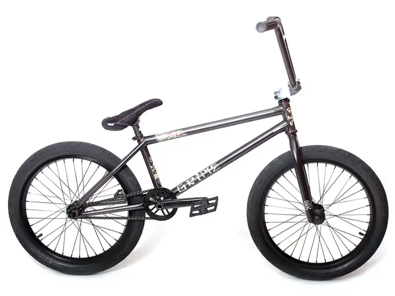kunstform "BSD Grime" 2021 Custom BMX Bike - Matte Trans Black
