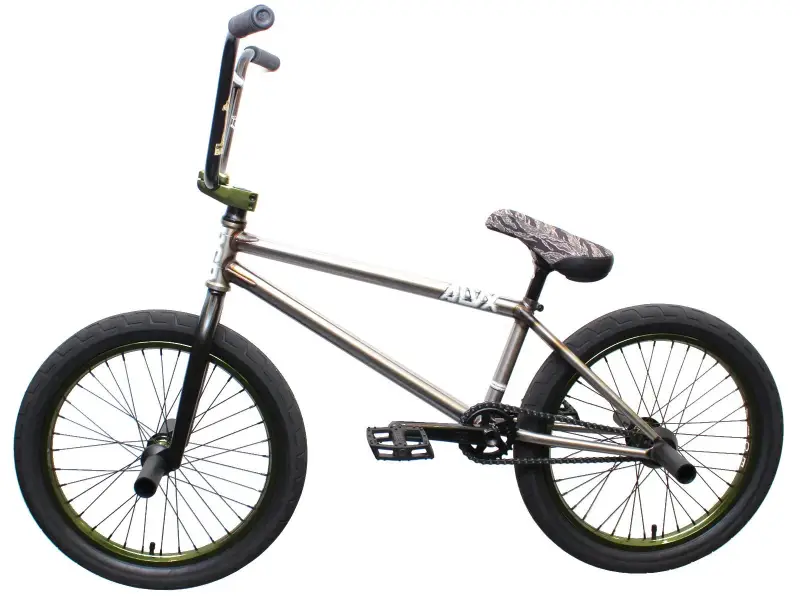 kunstform "BSD X Eclat" BMX Bike - LHD - Freecoaster - Raw/Olive