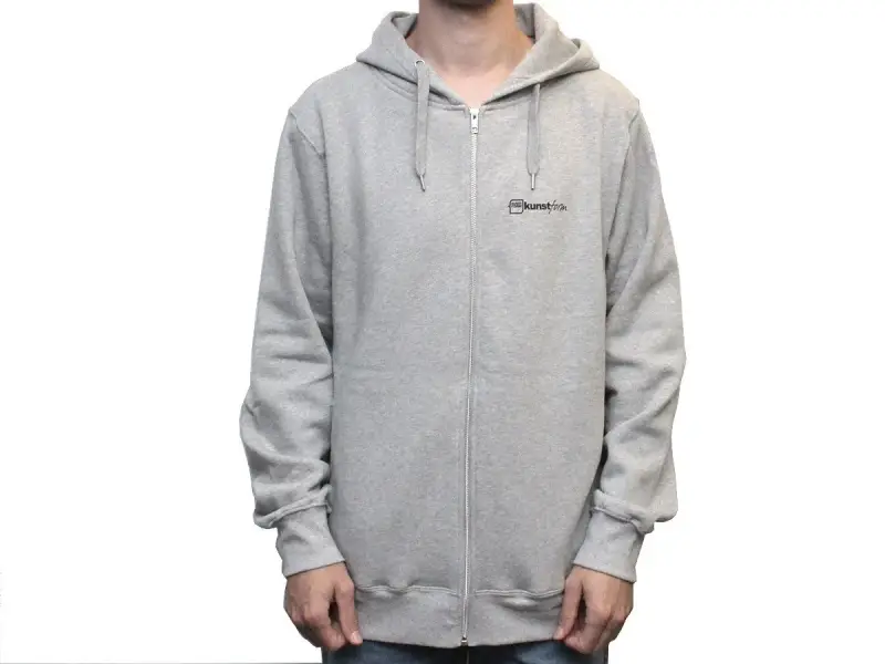 kunstform "Conti Back" Hooded Zipper - Grey