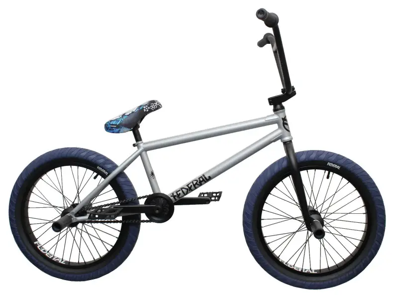 kunstform "Federal X Bruno" BMX Bike - Freecoaster - Silver/Blue