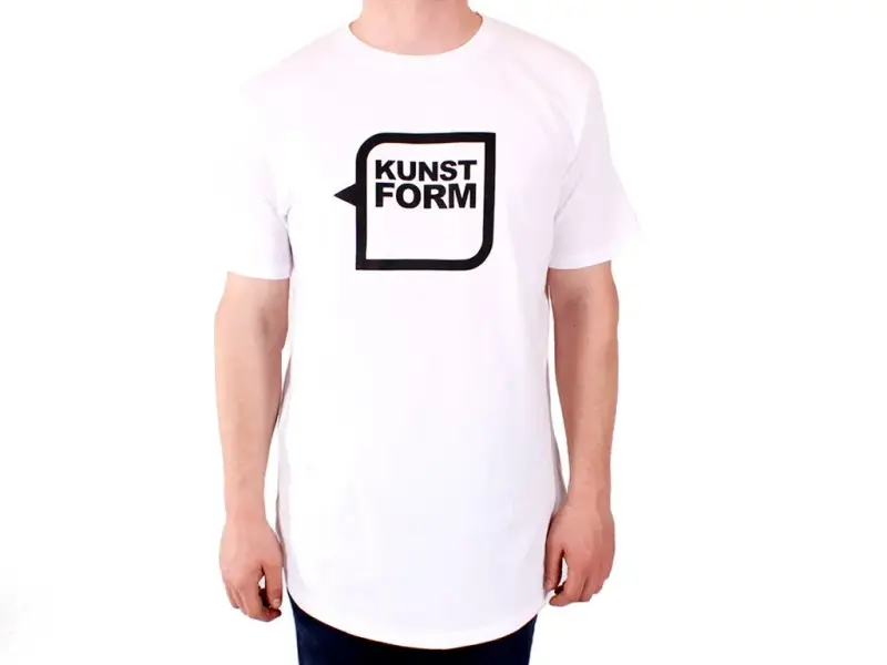 kunstform "Front Logo" T-Shirt - White